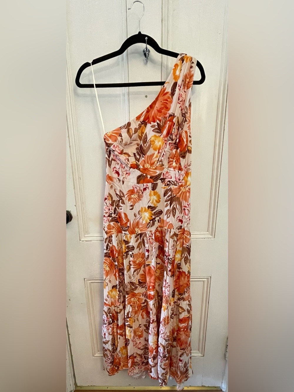 Petal & Pup Marietta NEW Dress Orange Floral Print Size 8 - Picture 3 of 9